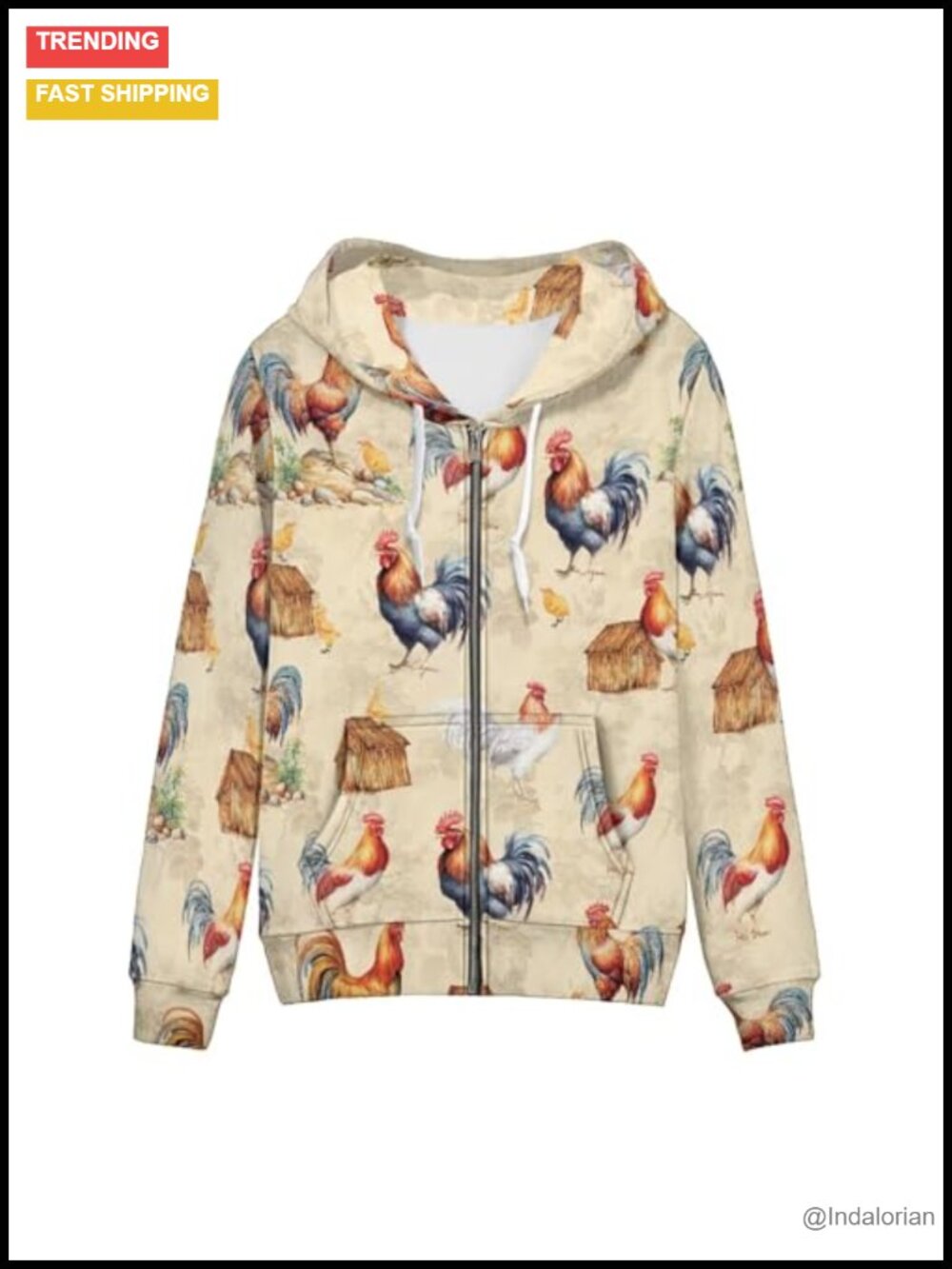 Women's Zip-Up Hoodie Lightweight Long Sleeve Full Zip Sweatshirt with Pockets